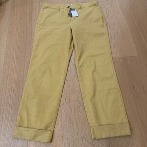 J Jill NWT Yellow Pants 8 NWT
